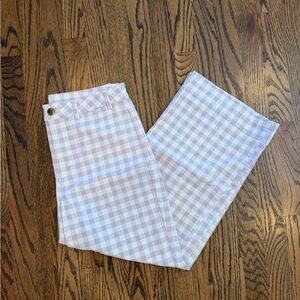 Old Navy Lavender and White Gingham Pants
